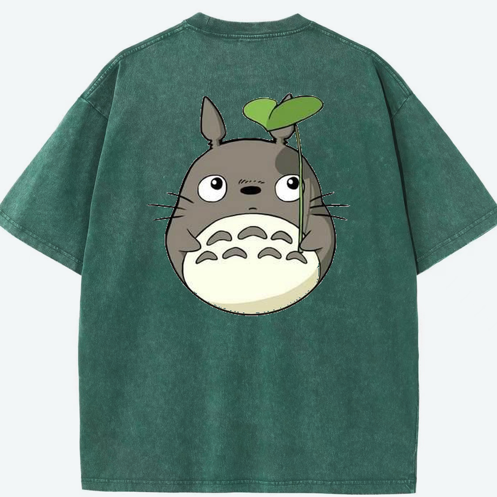 （画像用） となりのトトロ 草壁メイ 草壁サツキ My Neighbor Totoro Satsuki Kusakabe Mei Kusakabe 綿100% ヴィンテージ風 半袖Tシャツ（背面プリント）
